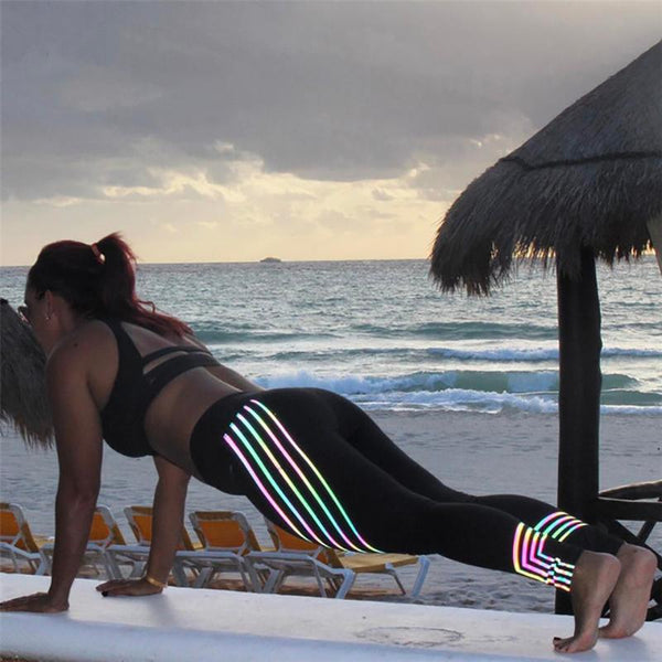 Rainbow Reflective Leggings